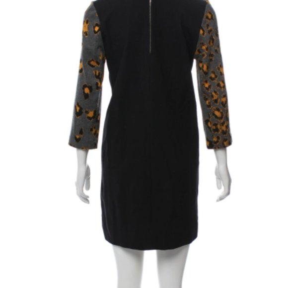 Sandro Knit Leopard Mini Dress - Picture 4 of 7
